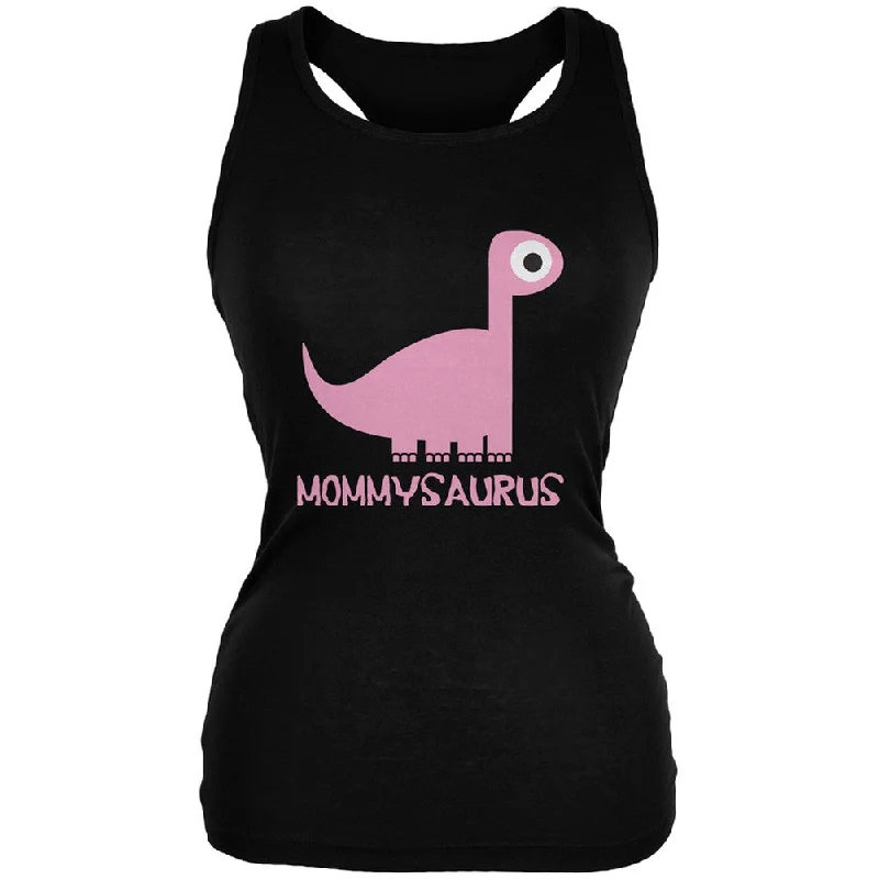 Slim Fit T-ShirtsMommysaurus Mother and Child Black Juniors Soft Tank Top