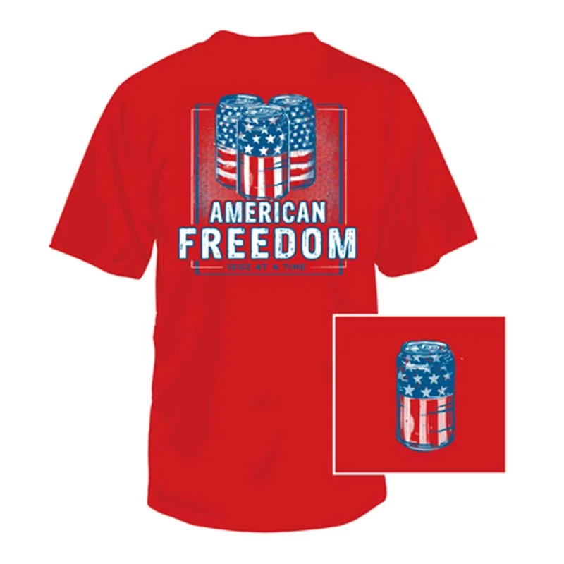 12oz Of Freedom Short Sleeve T-ShirtFitted Short Sleeve Tops