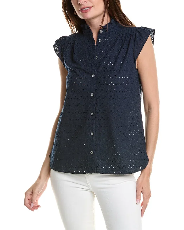 Oversized ShirtsBrooks Brothers Eyelet Blouse