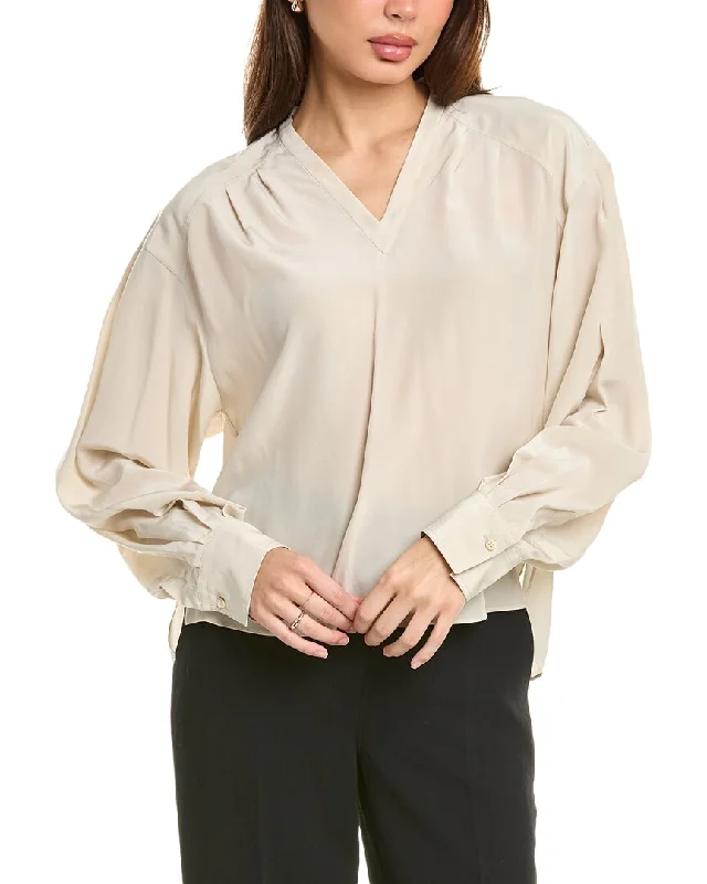 Recycled Fabric ShirtsBrunello Cucinelli Silk Blouse