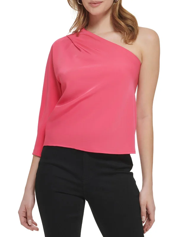 Statement ShirtsWomens One-Shoulder Party Blouse