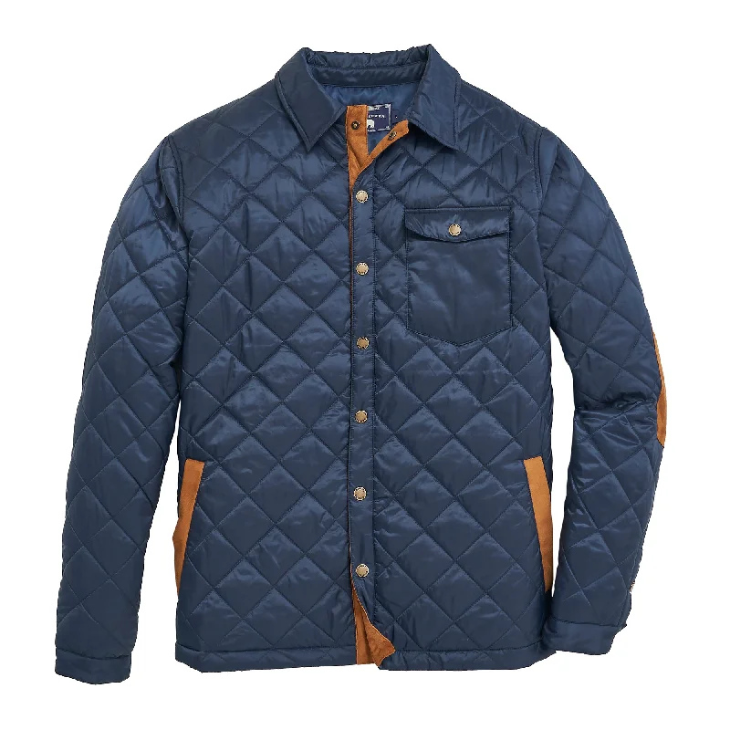 Faux Leather JacketsBraswell Jacket - Blue Indigo