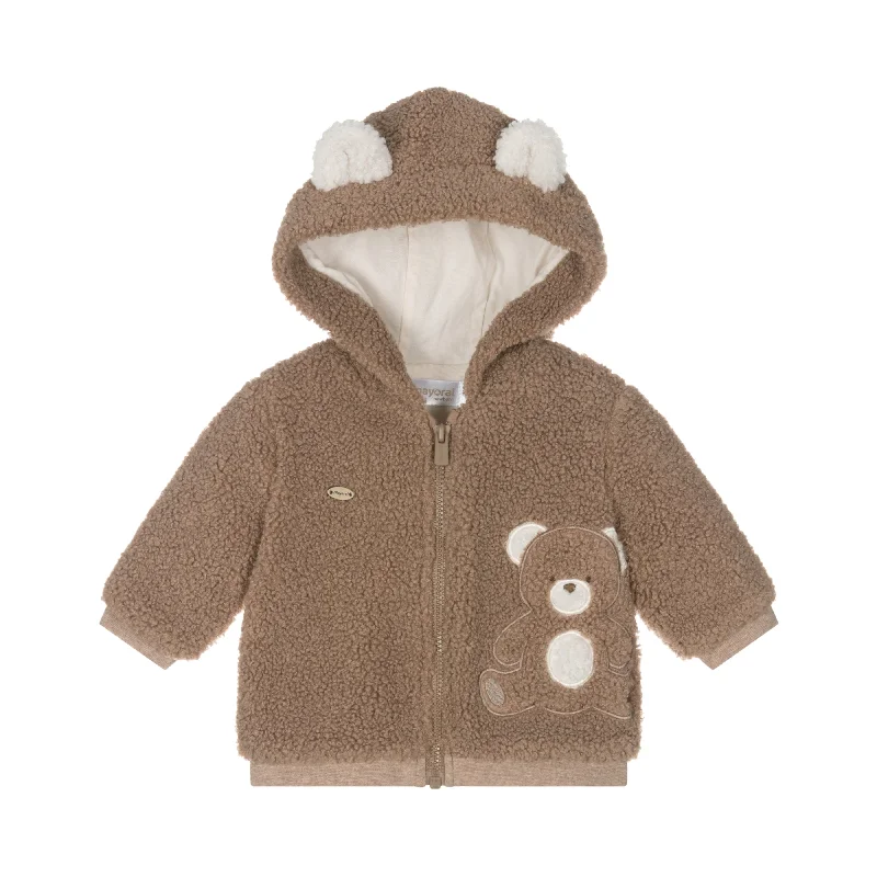 Formal JacketsBrown Bear Faux Shearling Jacket