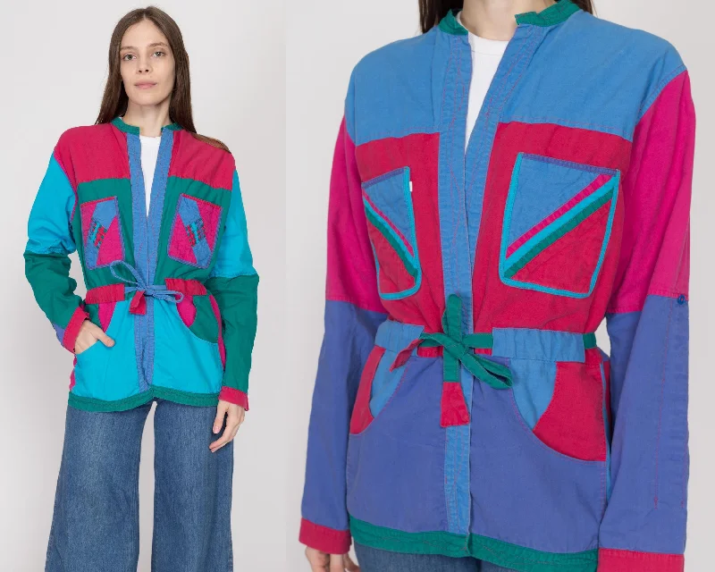 WindbreakersLarge 80s Nepalese Reversible Color Block Jacket