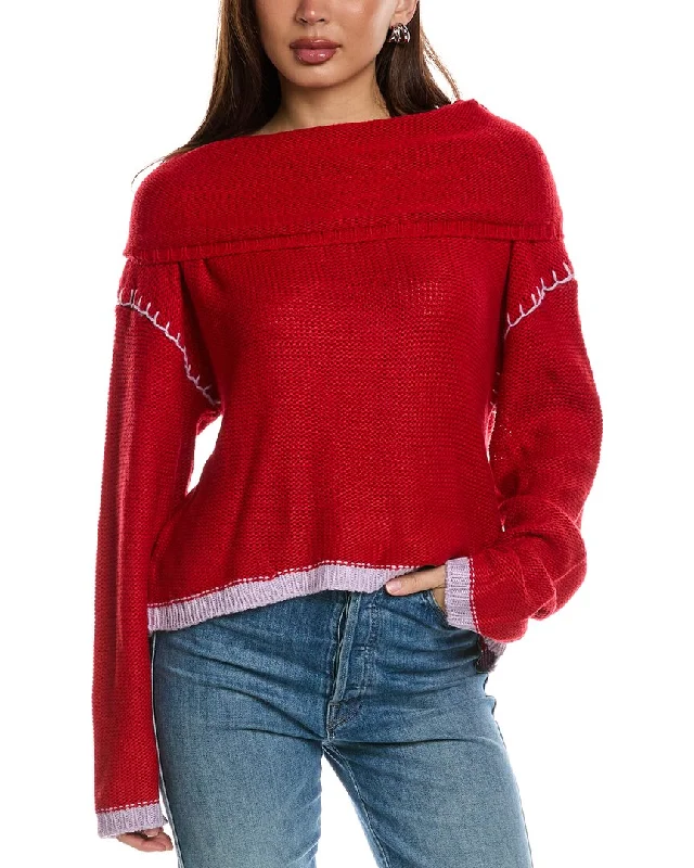 Driftwood Cowl Neck SweaterHemp Knit Tops