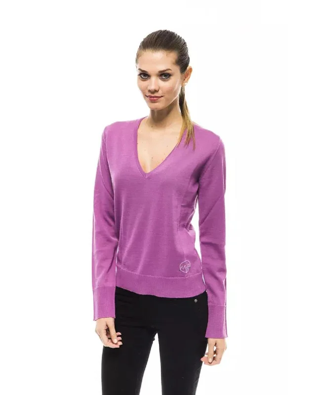 Montana Blu Women's Pink Wool Sweater - 40 ITCollaborative Knit Tops