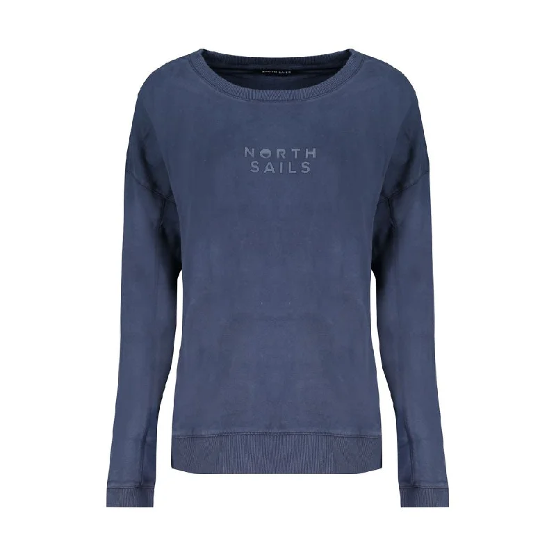 North Sails Blue Cotton SweaterCable Knit Tops