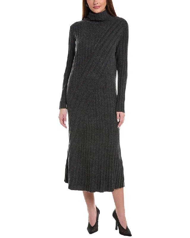 Reiss Cady Knitted Rib Wool & Cashmere-Blend SweaterButton-Up Knit Tops